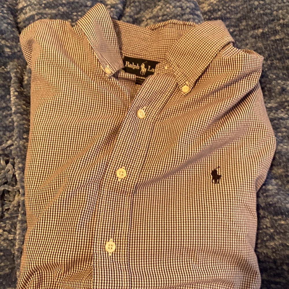 Pastel purple polo Ralph Lauren dress shirt